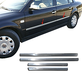 Volkswagen Passat 3B Krom Kapı Çıtası (4prç) 1996-2005 Arası P.Çelik