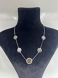 Hayat ağacı çelik kolye