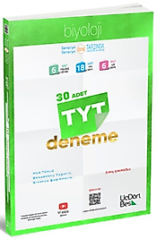 ÜçDörtBeş Yayınları TYT Biyoloji 30 Deneme 2025