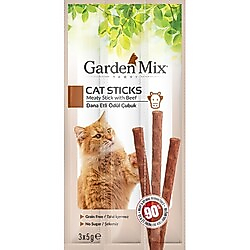 Garden Mix Dana Etli Tahılsız Kedi Stick Ödül 3x5 Gr
