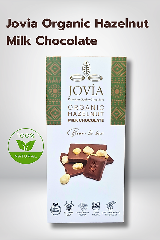 Organik Çikolata Sütlü Fındıklı