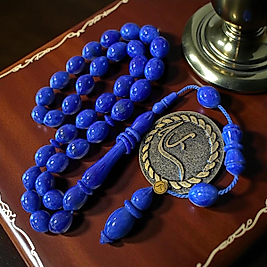 Halkalı Model Mavi Katalin Tespih