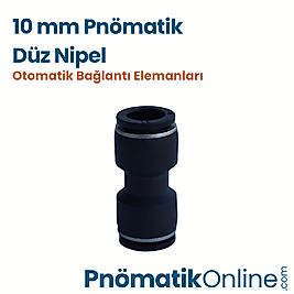 10 mm Pnömatik Düz Nipel