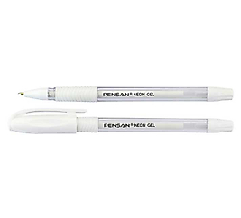 Pensan Beyaz Renkli Neon Jel Kalem