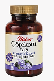 Balen Çörekotu Yağı 80 Kapsül 1380 Mg. Çörek Otu Soğuk Sıkım Çörekotu Yağ