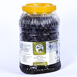 MİLAS YÖRESİ DOĞAL SALAMURA YAĞLI SİYAH ZEYTİN 2KG