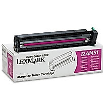 Lexmark 12A1451 Kırmızı  Renkli Laser Toner Orjınal