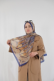 ETRO VUAL İPEK ŞAL - saks /açık sarı