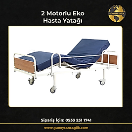 2 Motorlu Eko Hasta Yatağı