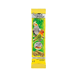 Gold Wings Meyveli Parakeet Krakeri (2'li)