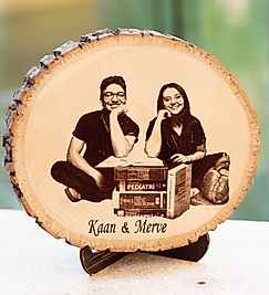 AHŞAP ÜZERİNE LAZER İŞLEME FOTOĞRAF KAZIMA