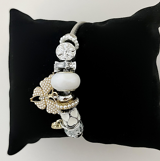 Silver Charmlı Pandora Bileklik