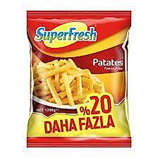 SUPERFRESH PARMAK PATATES 1200 G