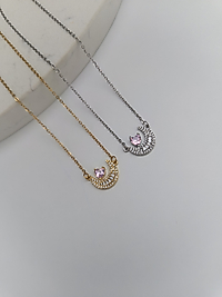 K107 HİLAL MODEL KOLYE