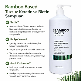 BAMBOO BASED SAT FREE KERATİN ŞAMPUAN 1000 ML.
