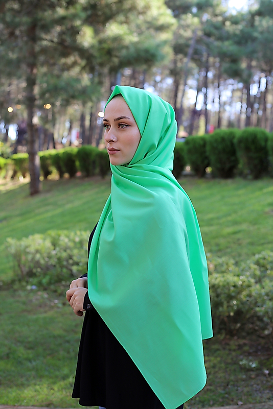 Düz Modal Polyester Şal 80 X 185 Ebat