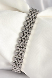 316L Çelik Gümüş Renk Zincir Model Erkek Bileklik