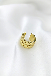 Desenli Çelik Ear Cuff (kıkırdak küpe)