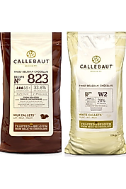CALEBAUT SÜTLÜ 10 KG & CALLEBAUT W2 BEYAZ ÇİKOLATA 10 KG
