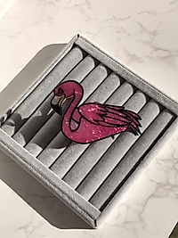 Flamingo Kemik Kıskaç Toka