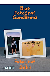 10x15 cm Mika Camlı (Fotoğraf, Resim Dahil) Fotoğraf Çerçevesi Beyaz