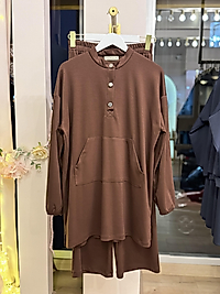 Vood Pantalonlu Kahverengi