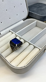 925 AYAR ZİRKON TAŞLI GÜMÜŞ ERKEK YÜZÜK