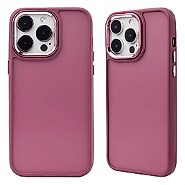iPhone 13 Pro Mat Telefon Kılıfı Vişne