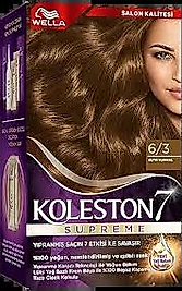 Koleston supreme kit 6/3 altın kumral