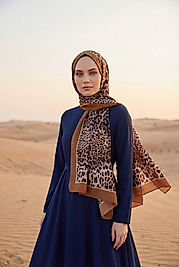 Spring Leopar Desenli Şal