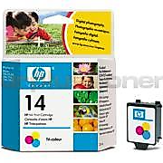 Hp 14 C5010DE Orjinal Renkli Kartuş 2007 Tarihli