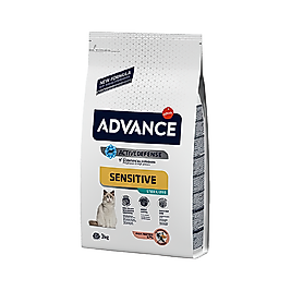 Advance Sensitive Somonlu Kısırlaştırılmış Kedi Maması (3 kg)