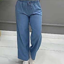BOL PAÇA İNCE KUMAŞ KOT PANTALON