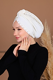 dolamalı taşlı trikolu bone