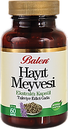 Balen Hayıt Meyvesi Ekstraktı 375 Mg 60 Kapsül
