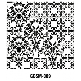 GRUNGE STENCIL MİNİ GCSM-009 25X25