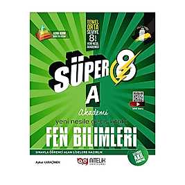 Nitelik Yayınları 8.Sınıf Fen Bilimleri (A) Süper Soru Yeni Nesile Geçiş