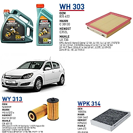 OPEL ASTRA H KASA 1.6 BENZİNLİ 2007-2013 BAKIM SETİ