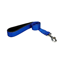 Doggie Konforlu Dokumadan El Yapımı Köpek Gezdirme Kayışı Royalblue 3 x 100 cm
