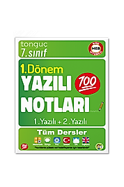 7. Sınıf Yazılı Notları 1. Dönem 1 ve 2. Yazılı