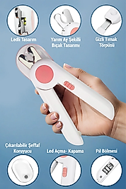 Ata Home Korumalı ve Led'li  Kedi Köpek Tırnak Makası