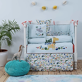 Karaca Home Jungle Boy %100 Pamuk 9 Parça Bebek Uyku Seti