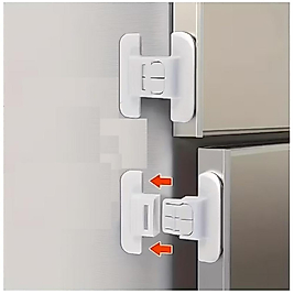 (4 PARÇA=2 TAKIM) 1 SET BUZDOLABI&PENCERE&ÇEKMECE ÇOCUK KİLİDİ MODEL I