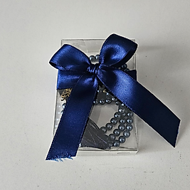 Lacivert Kurdeleli Kutulu Tesbih