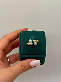 Zarif Kıvrım Form Küpe