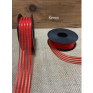FİTİLLİ KURDALE  KIRMIZI 2,5 CM