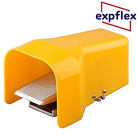 Expflex 4F210-08 LG | 1/4" - 5/2 Pnömatik Pedal Valf (Kilitli-Muhafazalı)