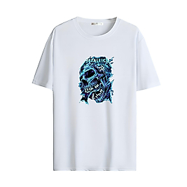 Rock and Roll & Metallica Tarzı Baskılı Oversize Unisex Tişört