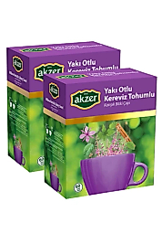 Fırsat Kapısı Akzer Yakı Otu Otlu Kereviz Tohumlu Karışık Bitki Çayı (2 Paket) (180 G - 120'li Süzen Poşet)