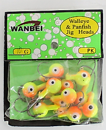 Jighead renkli 10'lu paket